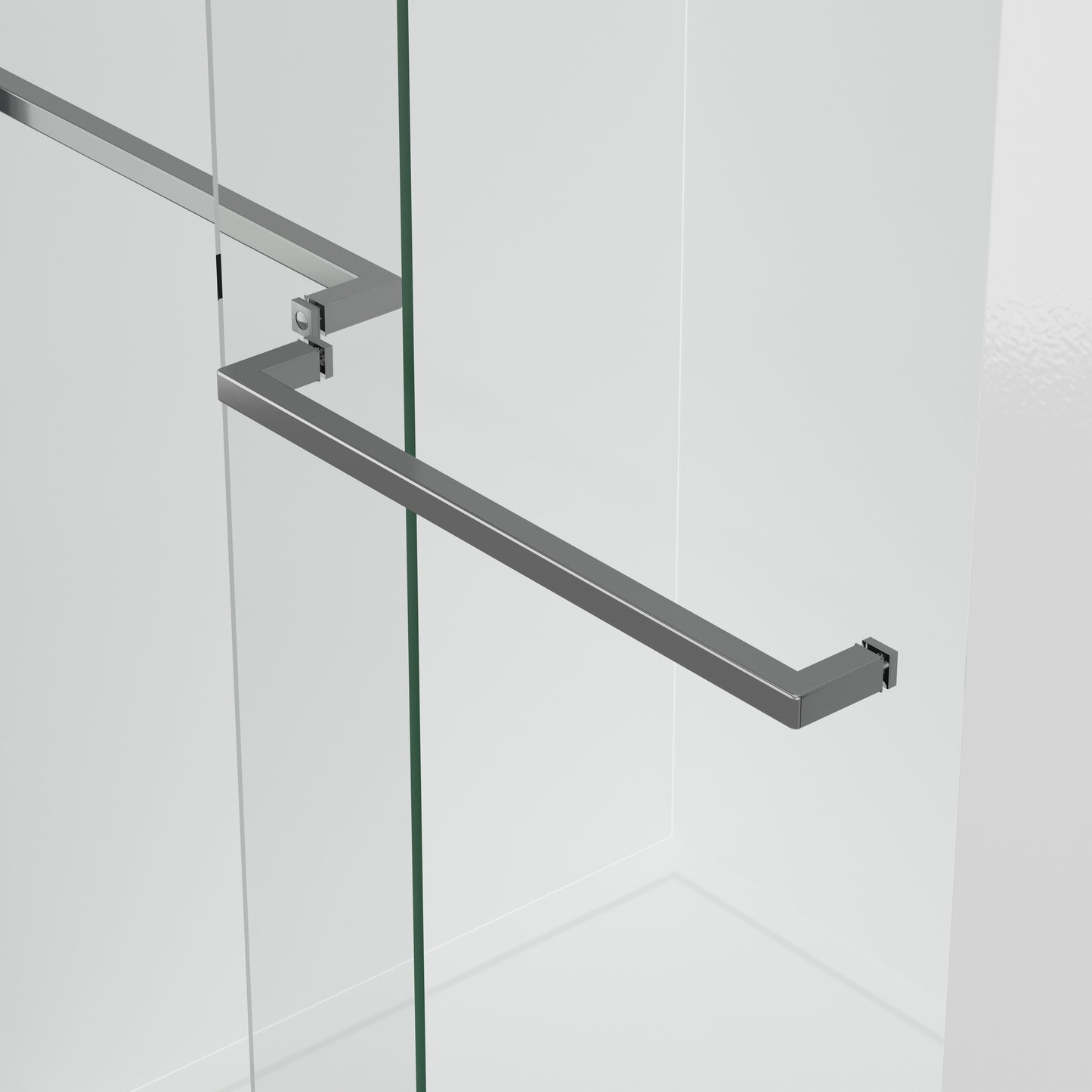 Neptune Barena 44-48 x 76 in. 8mm Bypass Shower Door for Alcove Installation with Clear Glass in Chrome