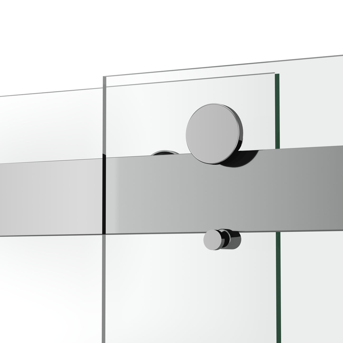 Neptune Barena 44-48 x 76 in. 8mm Bypass Shower Door for Alcove Installation with Clear Glass in Chrome