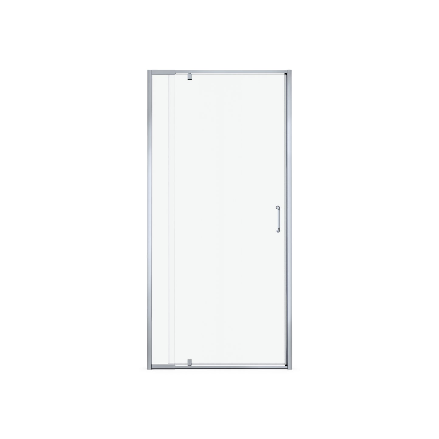 Neptune Belaya 32-36 x 72 in. 6mm Pivot Shower Door for Alcove Installation with Clear Glass in Chrome