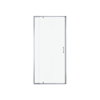 Neptune Belaya 32-36 x 72 in. 6mm Pivot Shower Door for Alcove Installation with Clear Glass in Chrome