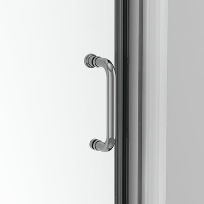 Neptune Belaya 32-36 x 72 in. 6mm Pivot Shower Door for Alcove Installation with Clear Glass in Chrome