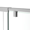Neptune Belaya 32-36 x 72 in. 6mm Pivot Shower Door for Alcove Installation with Clear Glass in Chrome