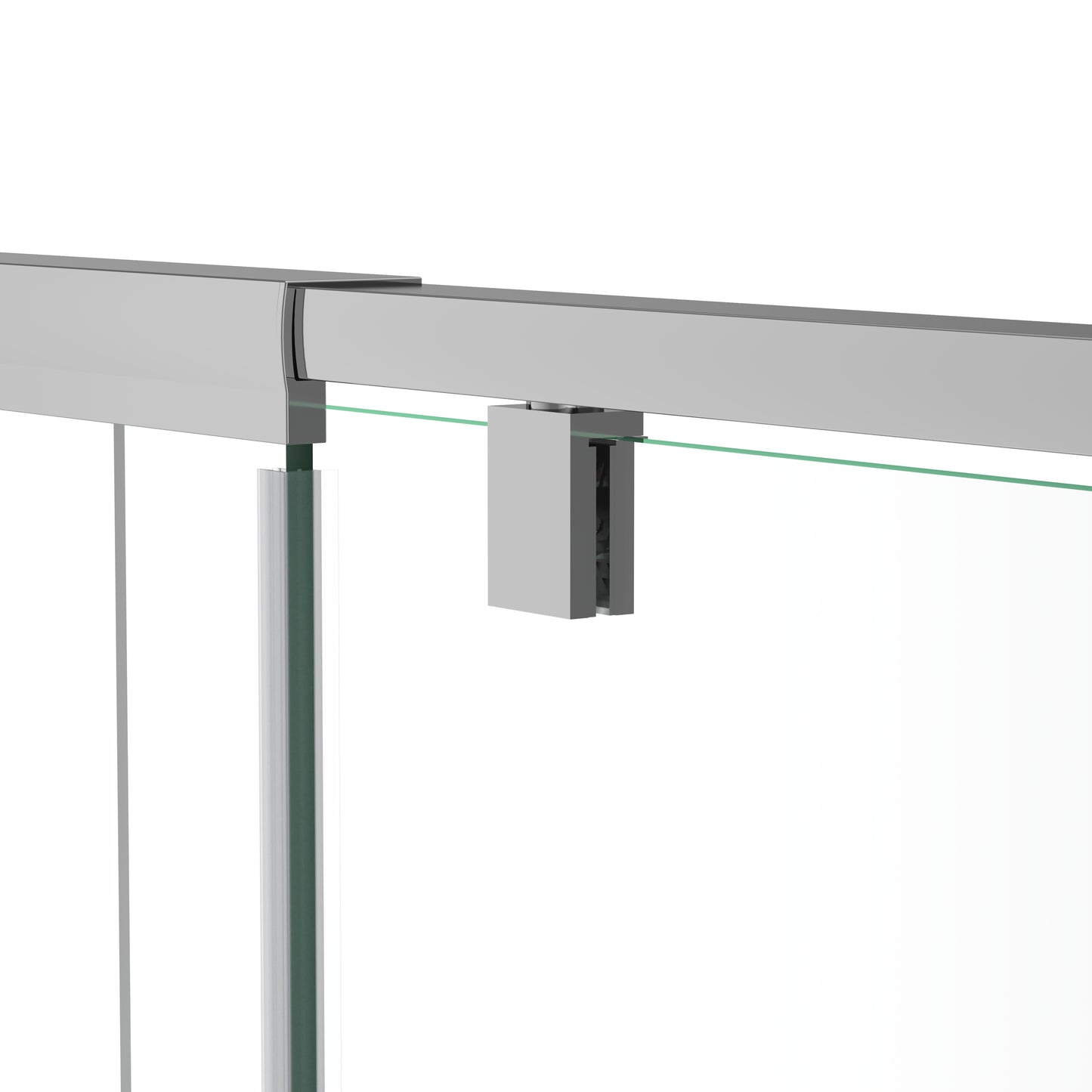 Neptune Belaya 32-36 x 72 in. 6mm Pivot Shower Door for Alcove Installation with Clear Glass in Chrome