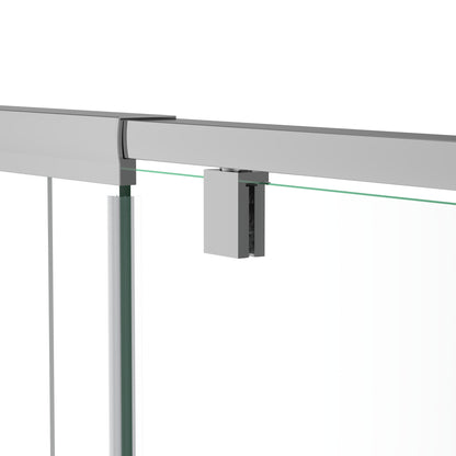 Neptune Belaya In 6 mm For Corner Installation With Clear Glass In 36 x 36 x 72-Inch Pivot Shower Door