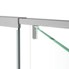 Neptune Belaya 32-36 x 72 in. 6mm Pivot Shower Door for Alcove Installation with Clear Glass in Chrome