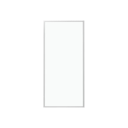 Neptune Belaya Return Panel for 36 in. Base with Clear glass in Chrome