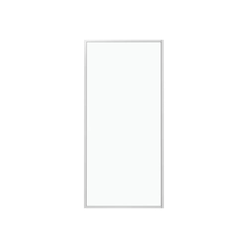 Neptune Belaya Return Panel for 36 in. Base with Clear glass in Chrome