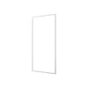 Neptune Belaya Return Panel for 36 in. Base with Clear glass in Chrome
