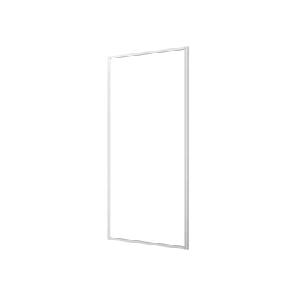 Neptune Belaya Return Panel for 36 in. Base with Clear glass in Chrome