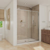 Neptune Belaya 32-36 x 72 in. 6mm Pivot Shower Door for Alcove Installation with Clear Glass in Chrome