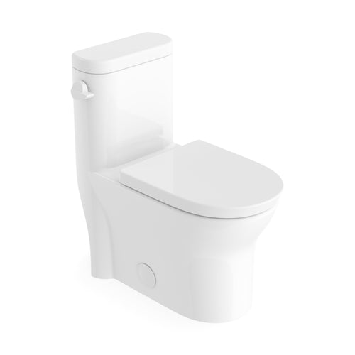 Neptune Florence 4.8L Side Flush One-Piece Toilet in White
