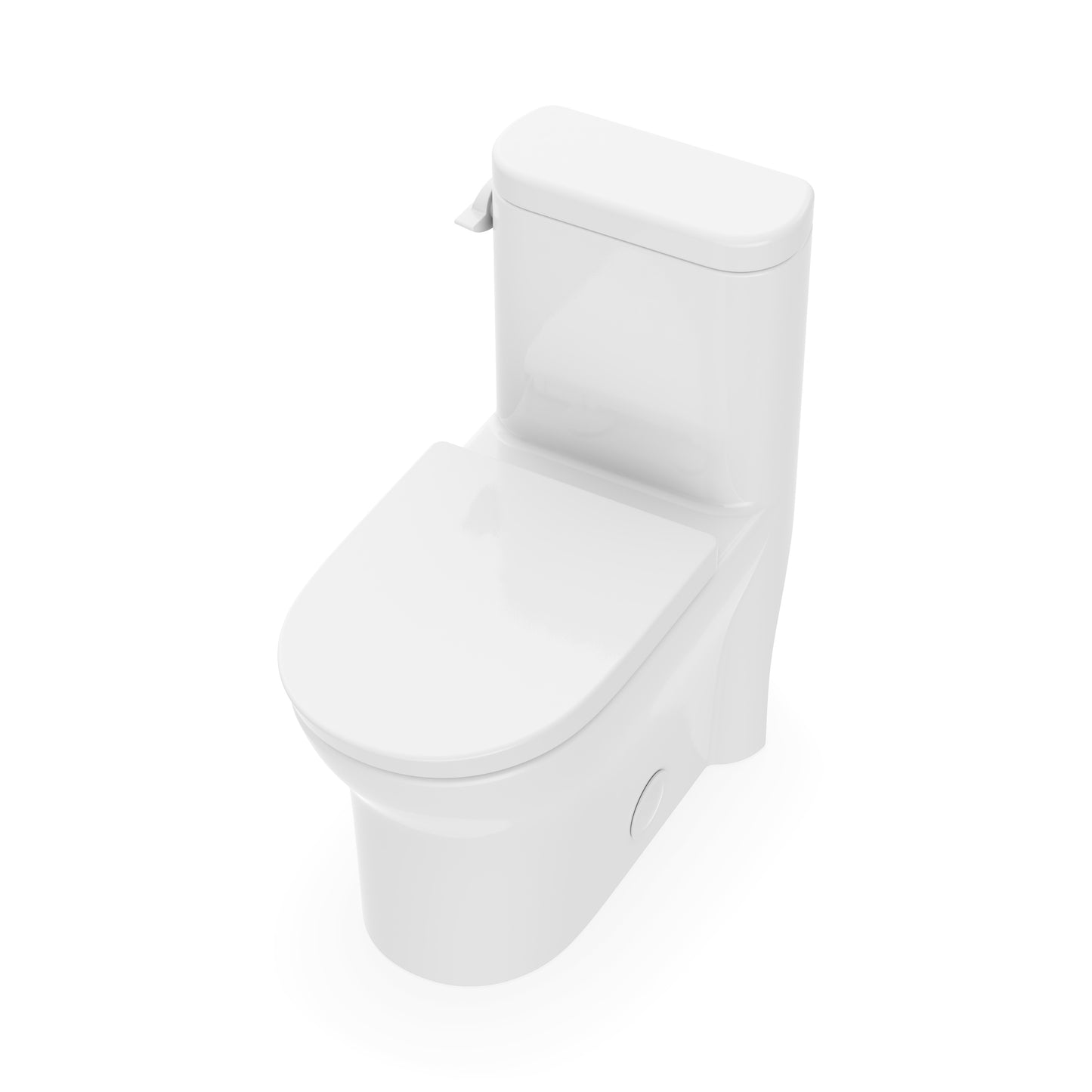 Neptune Florence 4.8L Side Flush One-Piece Toilet in White