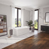 Neptune Loira Acrylic Freestanding Center Drain Bathtub in White