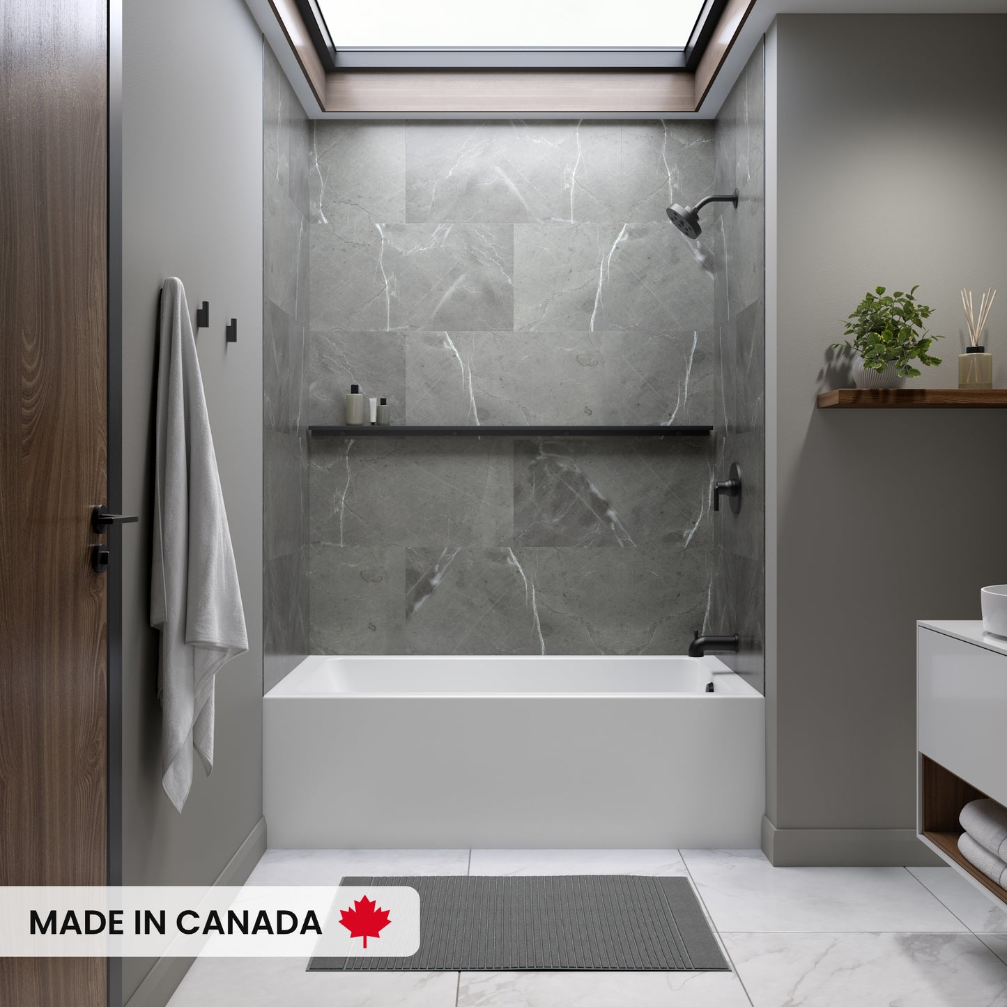 Pia IFS AFR Acrylic Alcove Bathtub