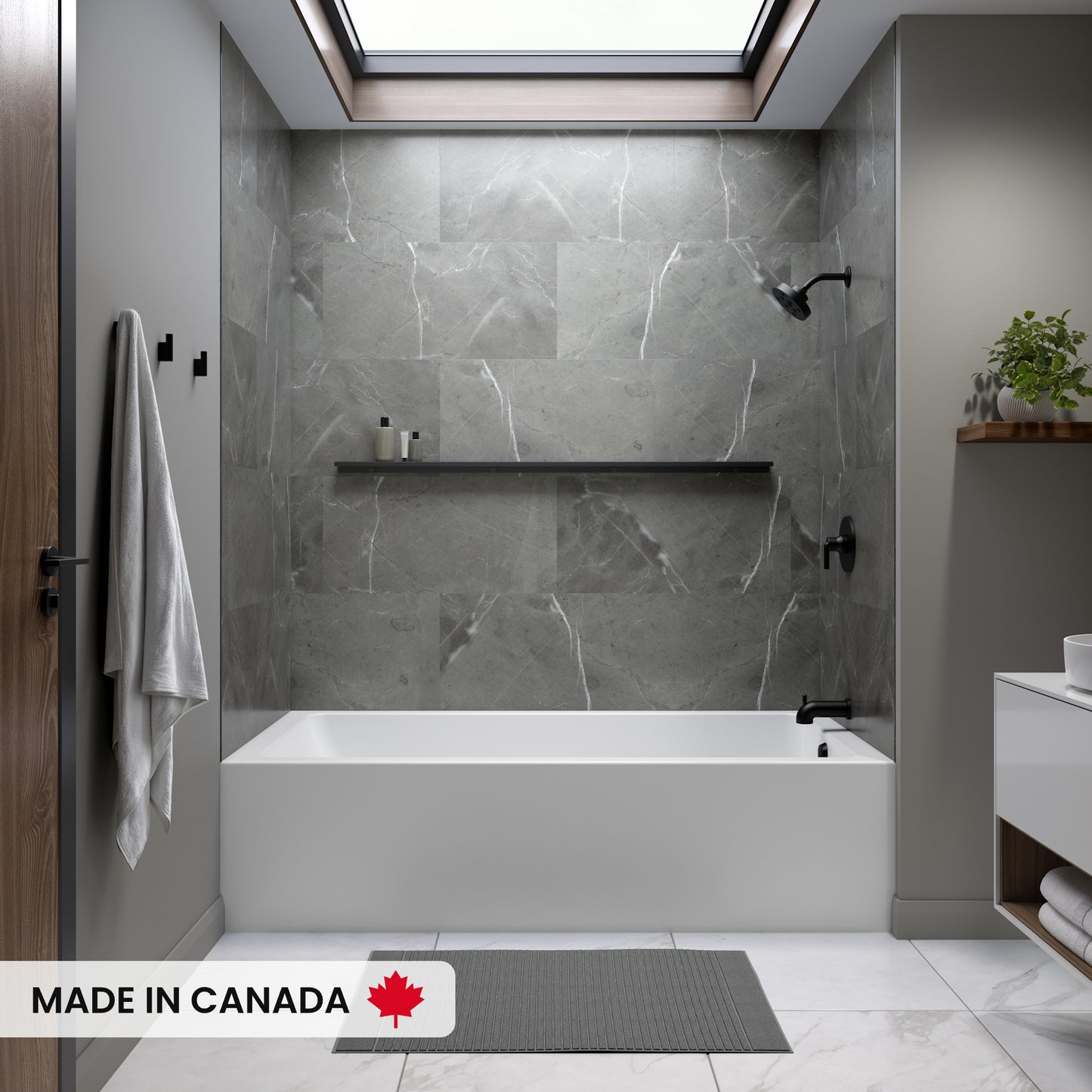 Pia IFS AFR Acrylic Alcove Bathtub