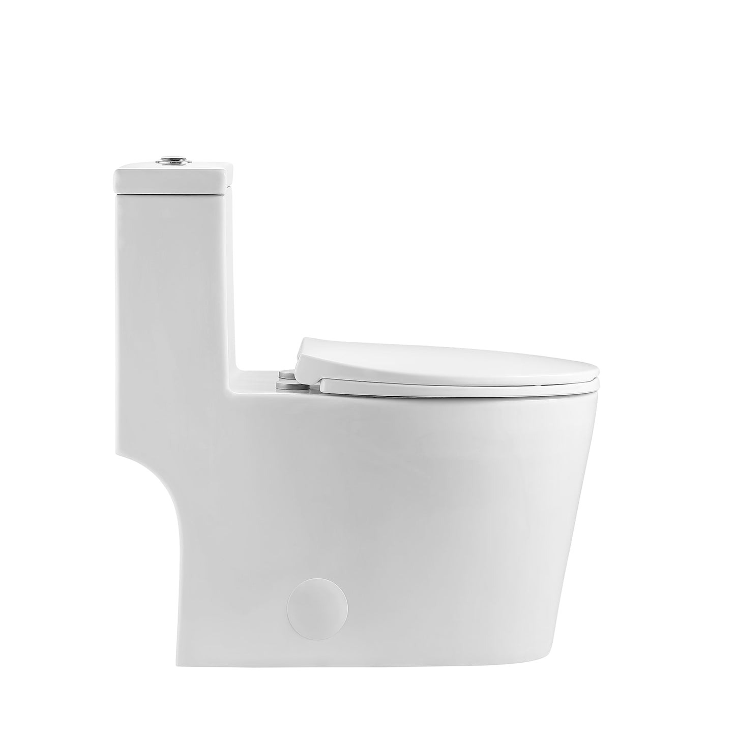 Neptune Prague 4.1/6L Dual Flush Elongated One-Piece Toilet in White