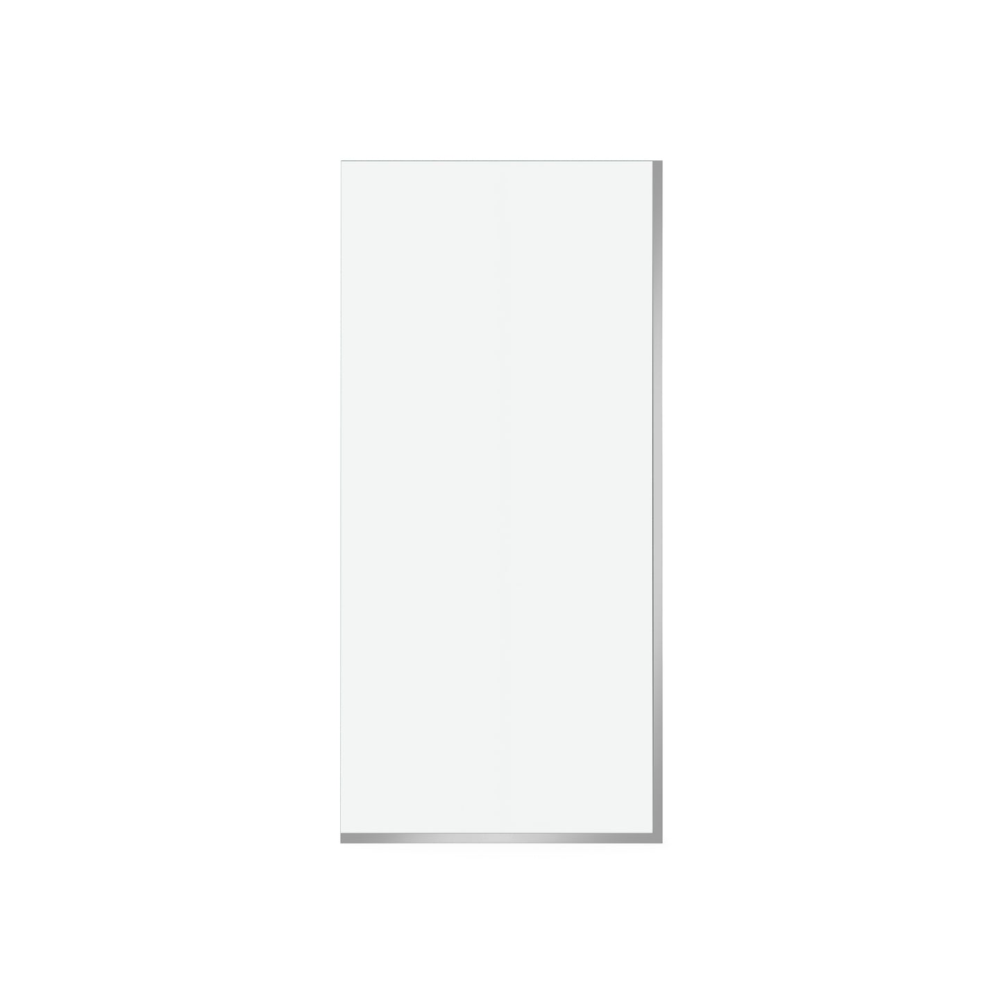 Neptune Reka 34 x 72 in. 10mm Shower Screen for Alcove Installation with Clear Glass in Chrome