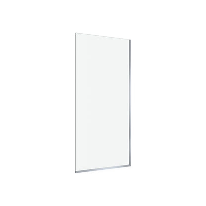 Neptune Reka 34 x 72 in. 10mm Shower Screen for Alcove Installation with Clear Glass in Chrome