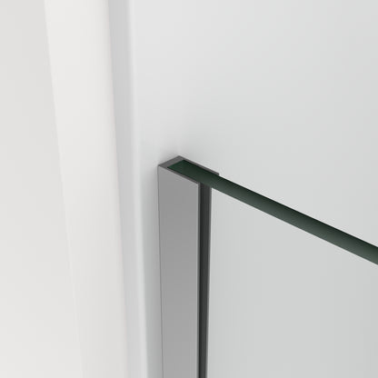Neptune Reka 34 x 72 in. 10mm Shower Screen for Alcove Installation with Clear Glass in Chrome