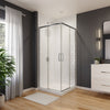 Neptune Sella In 6 Mm For Corner Installation With Clear Glass In 36 x 36 x 74-Inch Sliding Shower Door