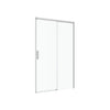 Neptune Sella 48 x 74 in. 6 mm Sliding Shower Door for Alcove Installation with Clear glass in Chrome