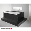 Neptune Zora IF Acrylic Alcove Bathtub in White
