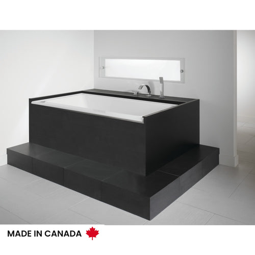 Neptune Zora IF Acrylic Alcove Bathtub in White