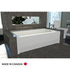 Neptune Zora IFS Acrylic Alcove Bathtub in White