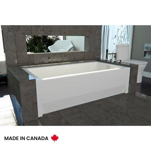 Neptune Zora IFS Acrylic Alcove Bathtub in White