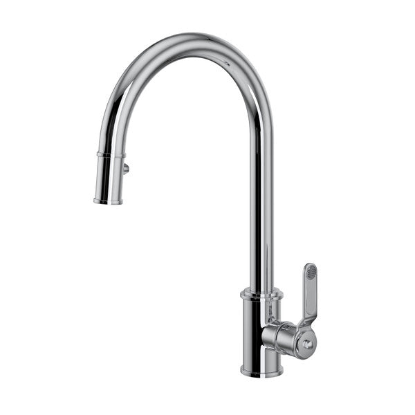 Perrin & Rowe Armstrong™ Pull-Down Kitchen Faucet With C-Spout