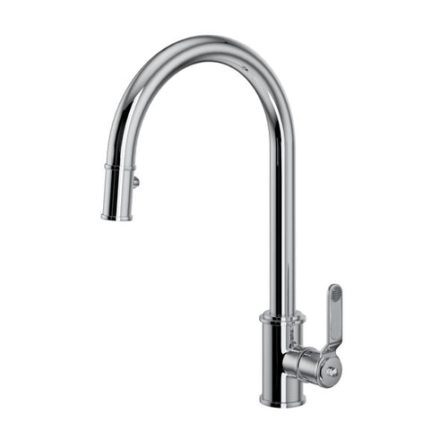 Perrin & Rowe Armstrong™ Pull-Down Kitchen Faucet With C-Spout