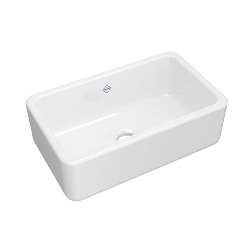 Shaws Lancaster™ 30" Single Bowl Farmhouse Apron Front Fireclay Kitchen Sink