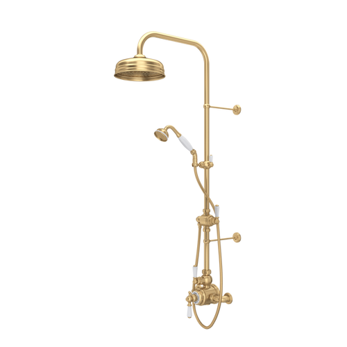 Perrin & Rowe Edwardian Thermostatic Shower Package - With Metal Lever Handle.KIT1NL