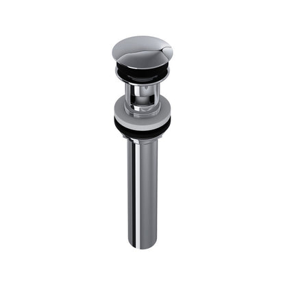 Perrin & Rowe Slotted Touch Seal Dome Drain With 6" Tailpiece