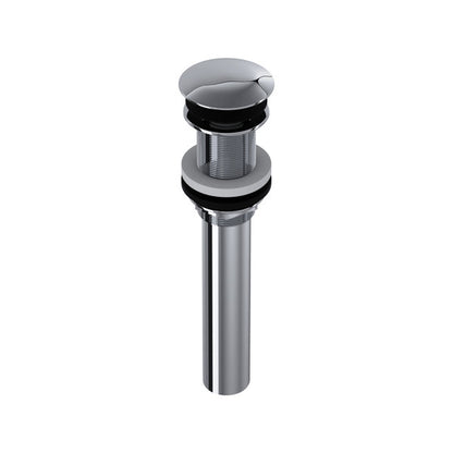 ROHL Non-Slotted Touch Seal Dome Drain With 6" Tailpiece