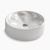 Rista™ 16-1/4" round vessel bathroom sink, no overflow