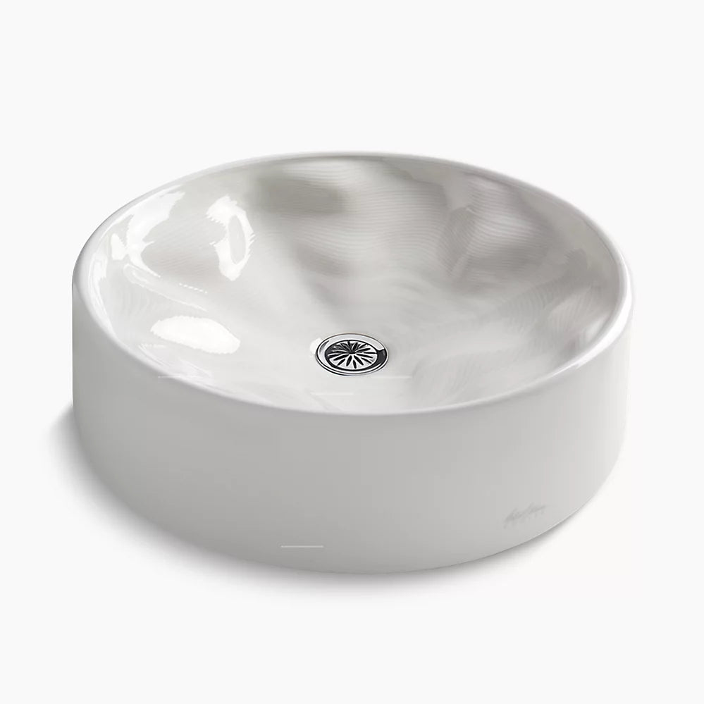 Rista™ 16-1/4" round vessel bathroom sink, no overflow