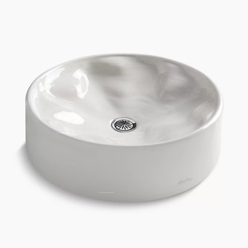 Rista™ 16-1/4" round vessel bathroom sink, no overflow