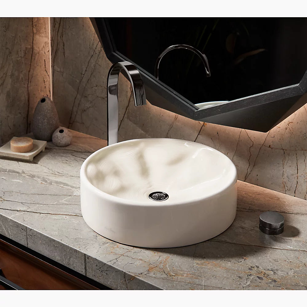 Rista™ 16-1/4" round vessel bathroom sink, no overflow