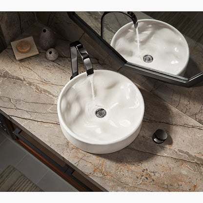 Rista™ 16-1/4" round vessel bathroom sink, no overflow