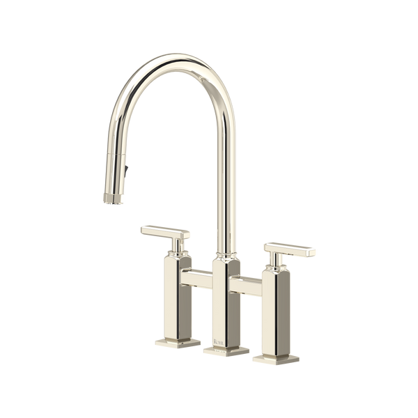 ROHL Apothecary Bridge Pull-Down Kitchen Faucet