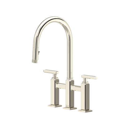 ROHL Apothecary Bridge Pull-Down Kitchen Faucet
