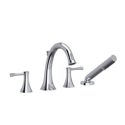 Riobel Edge™ 4-Hole Deck Mount Tub Filler