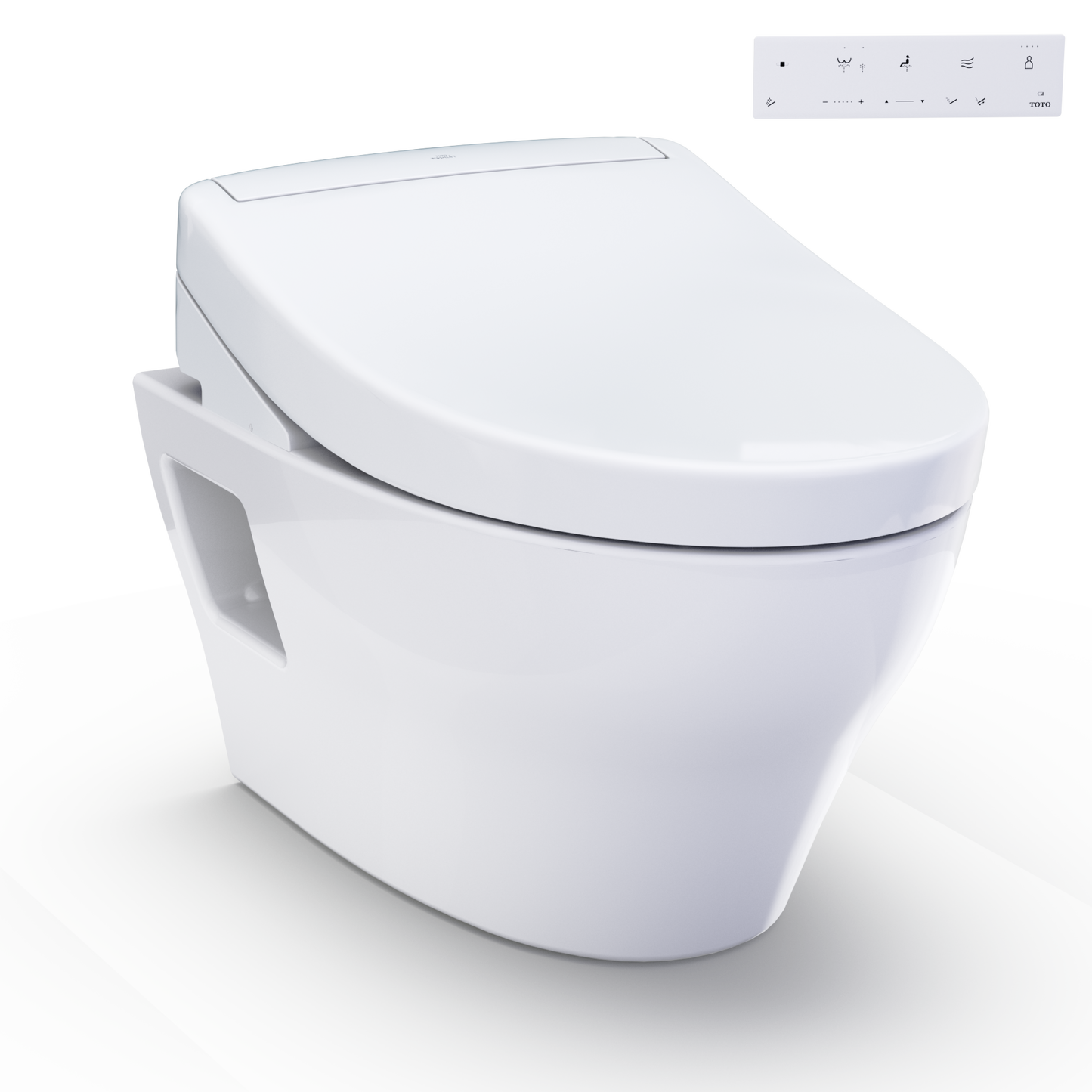 Toto Ep Washlet®+ S5 Wall-Hung Toilet - 1.28 Gpf/0.9 Gpf Kit