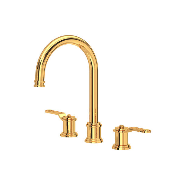 Perrin & Rowe Armstrong™ Widespread Lavatory Faucet With C-Spout