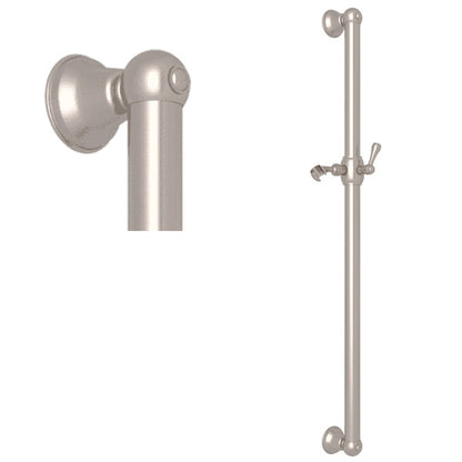 ROHL 36" Grab Bar With Sliding Handshower Holder