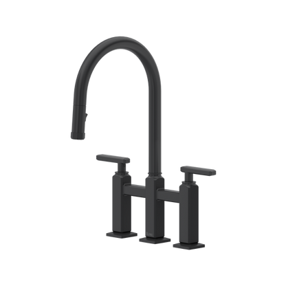 ROHL Apothecary Bridge Pull-Down Kitchen Faucet