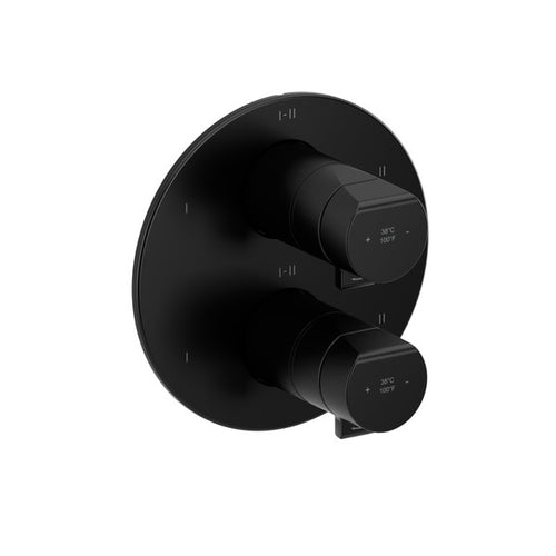 Riobel Parabola™ 3/4" Therm & Pressure Balance Trim With 6 Functions