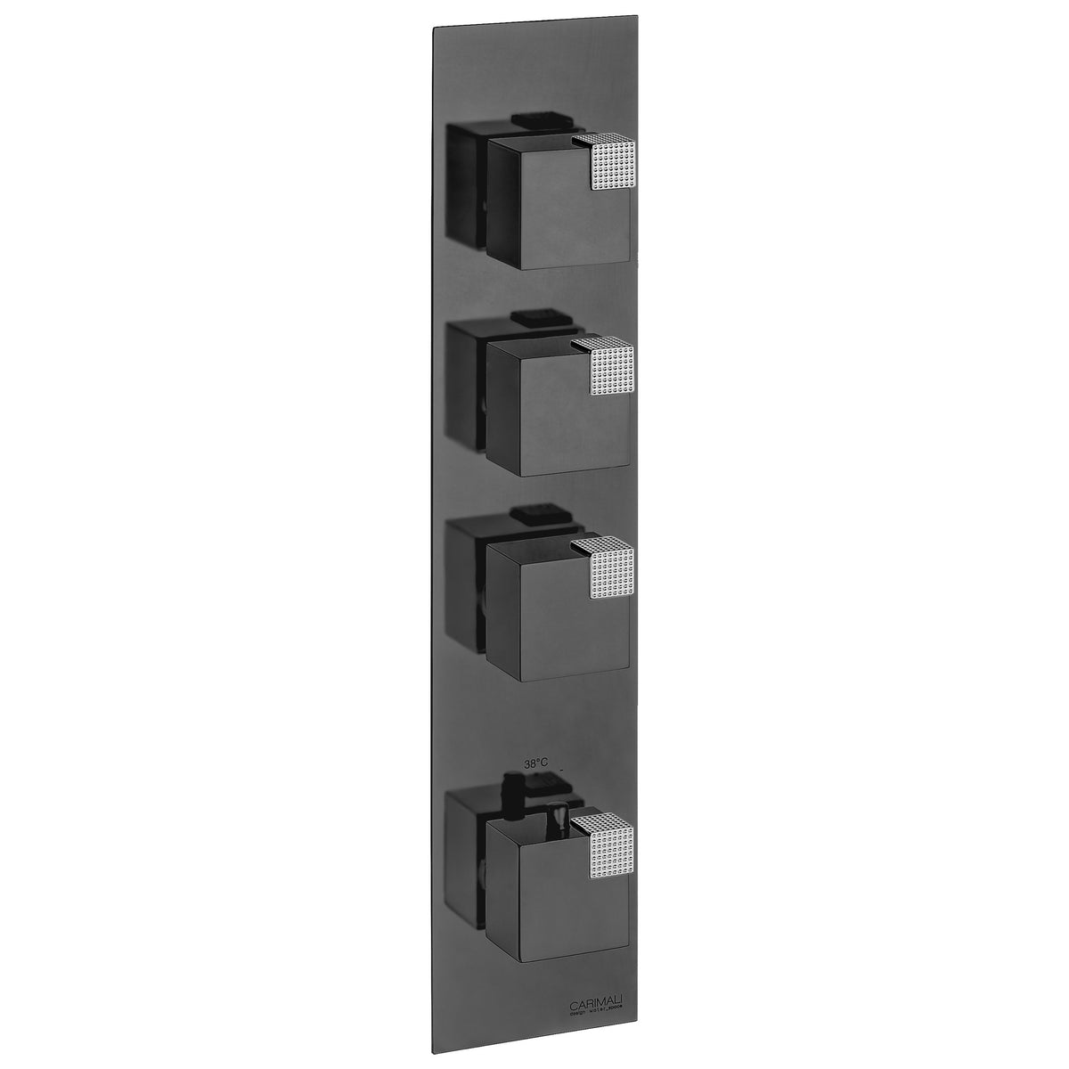 Carimali Ocube Valves 3-Shut-Off Thermostatic Shower Trim