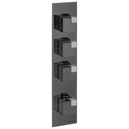 Carimali Ocube Valves 3-Shut-Off Thermostatic Shower Trim